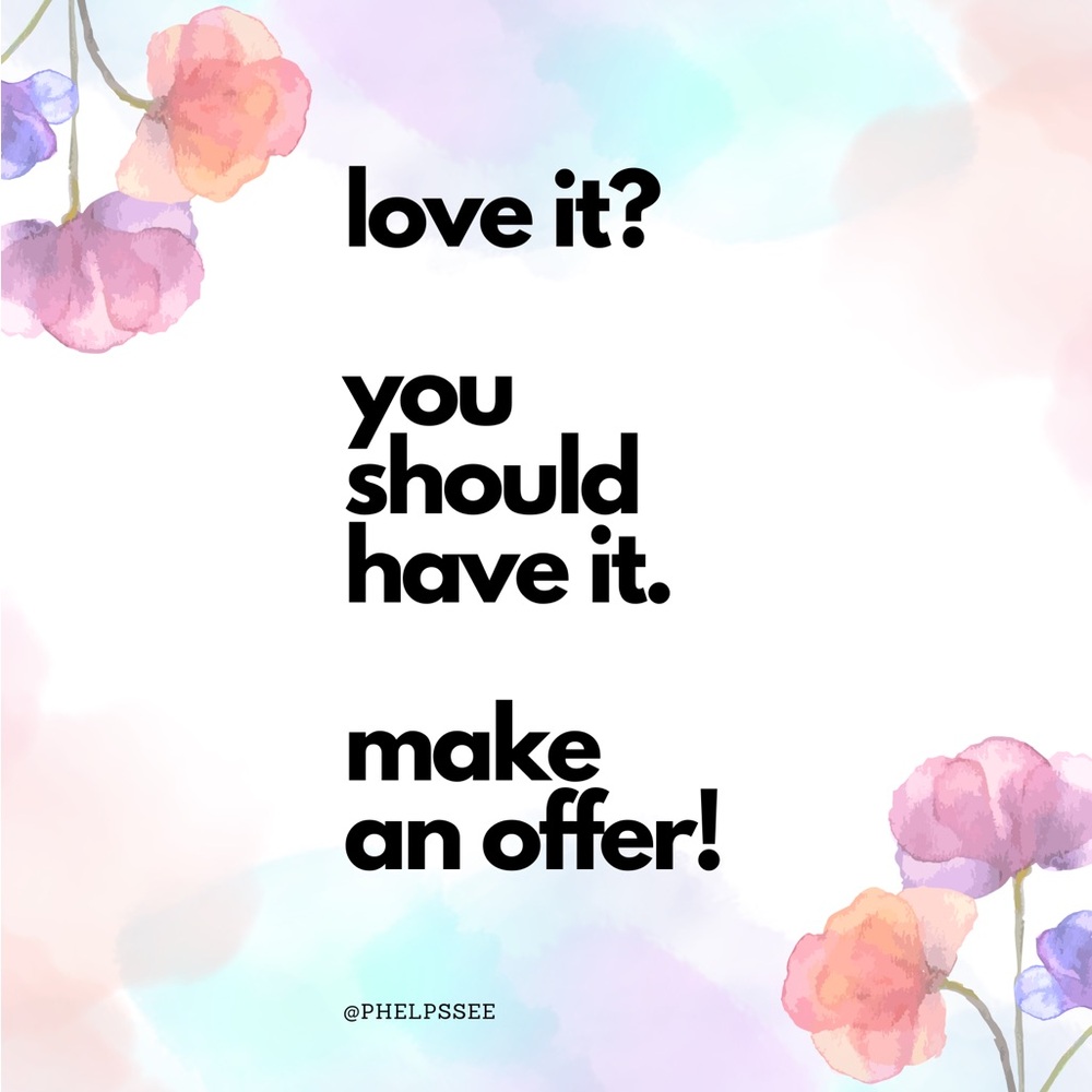 Love it? You should have it! Make an offer 🫶